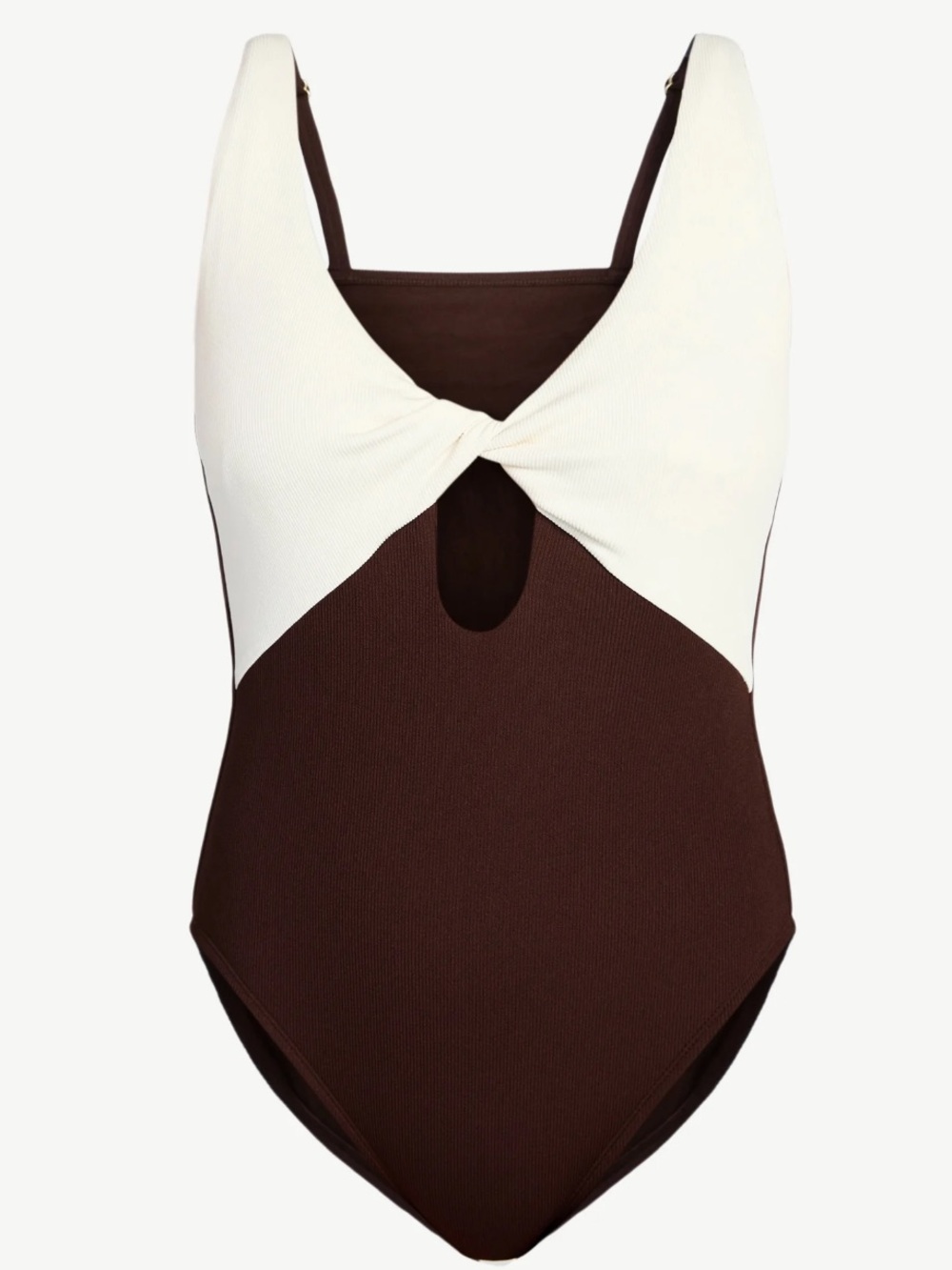 Time and Tru Women's Collections Twist Front One Piece Swimsuit